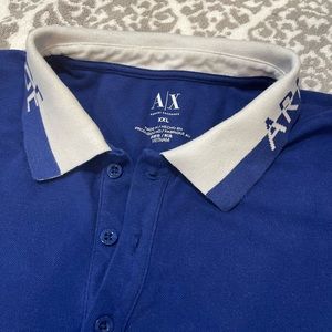 Vintage Armani Exchange Mens Polo Shirt